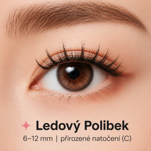 Ledový polibek: řasy